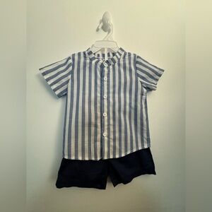 Boys 2-3T stripe outfit